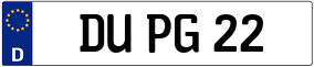 Truck License Plate